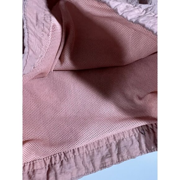 Nike retro parachute tan pink embroidered logo shorts sz XL streetwear lounge - Picture 6 of 13